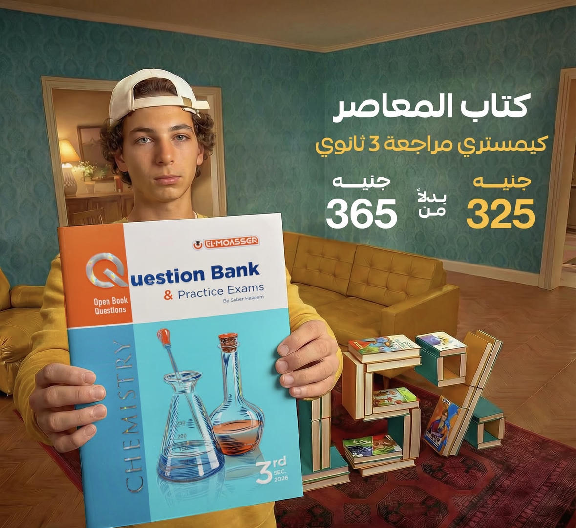 المعاصر chemistry question bank  الصف الثالث الثانوي 2026