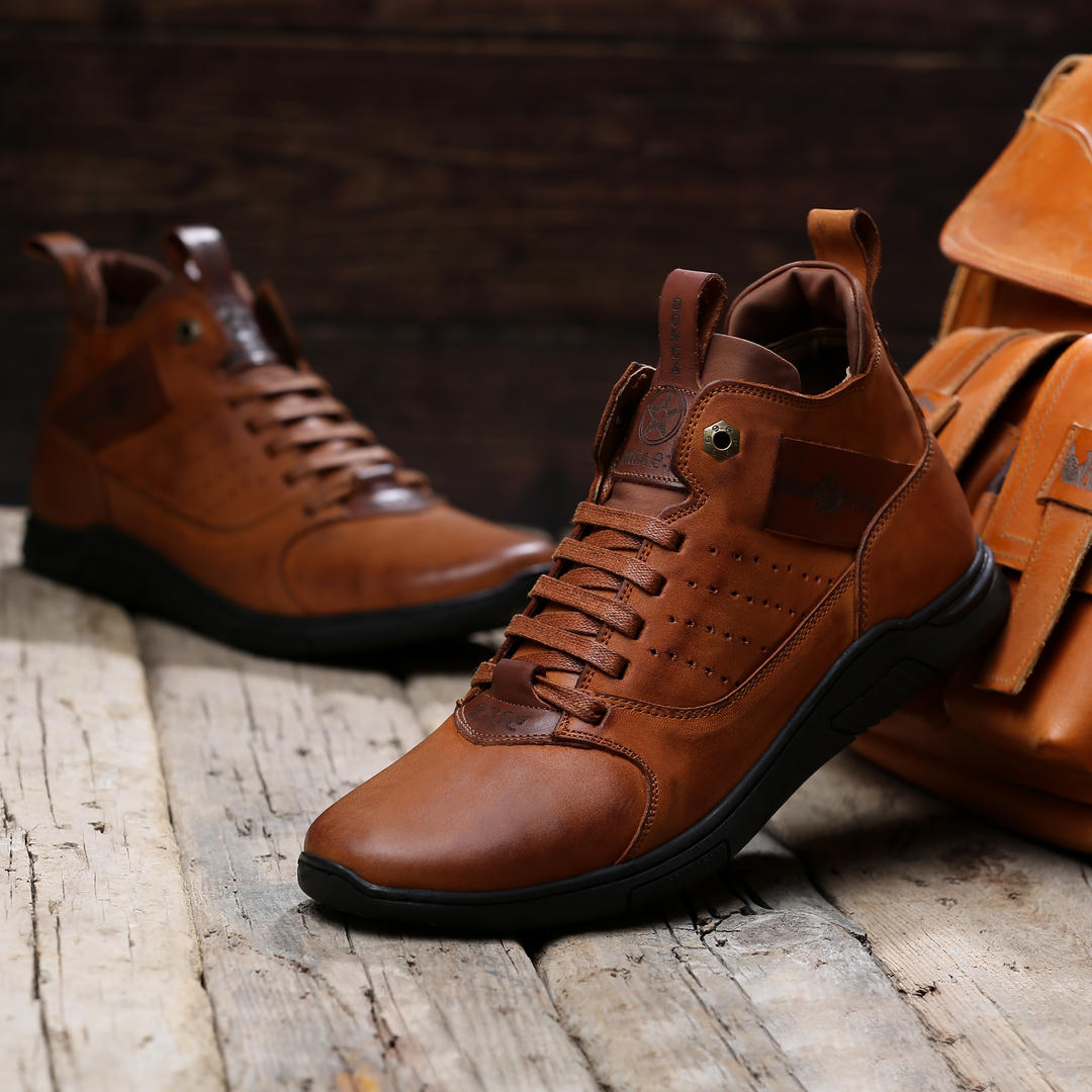 حذاء دونجا جلد طبيعي - كود 72 (D1)