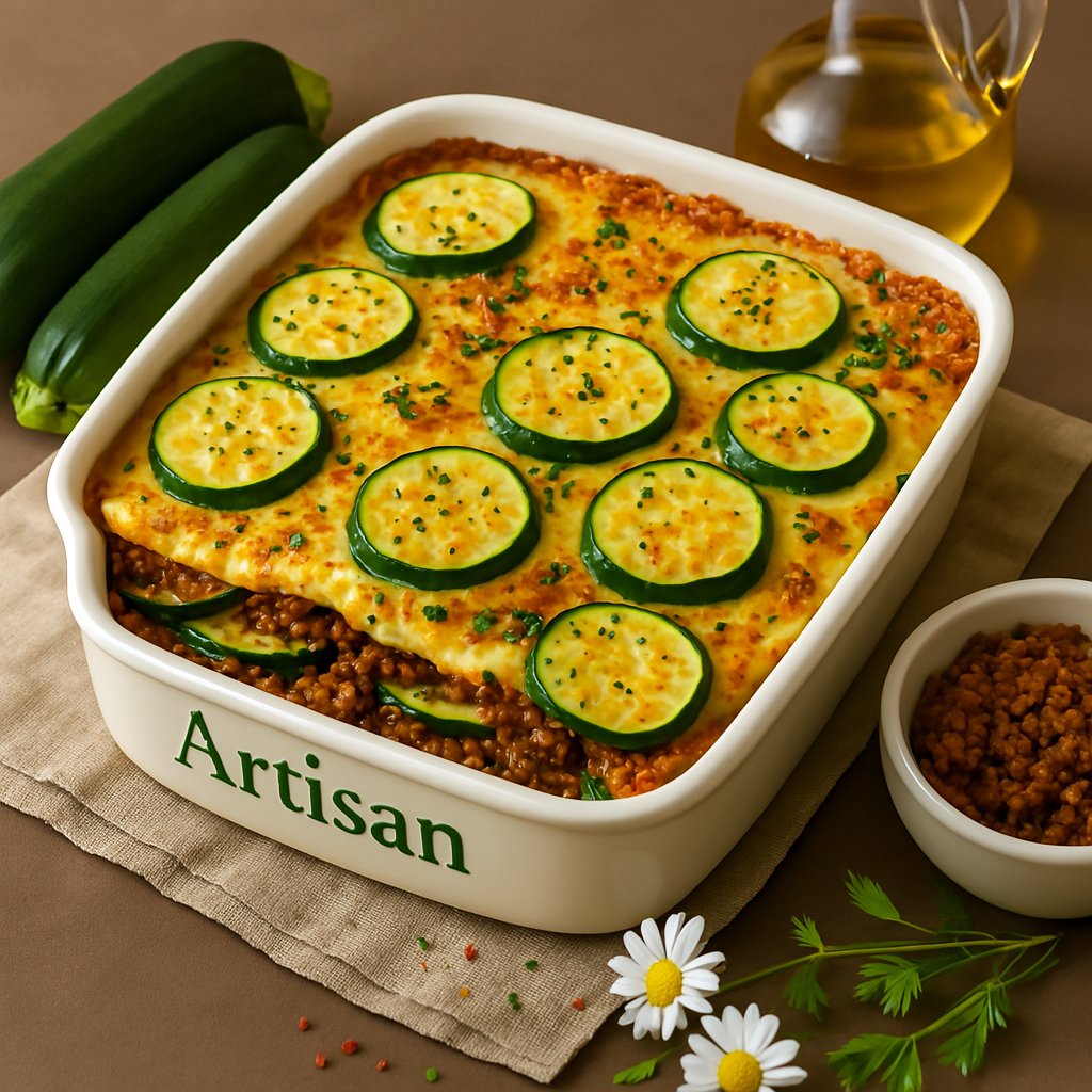 كوسة بشاميل       Zucchini in Béchamel 