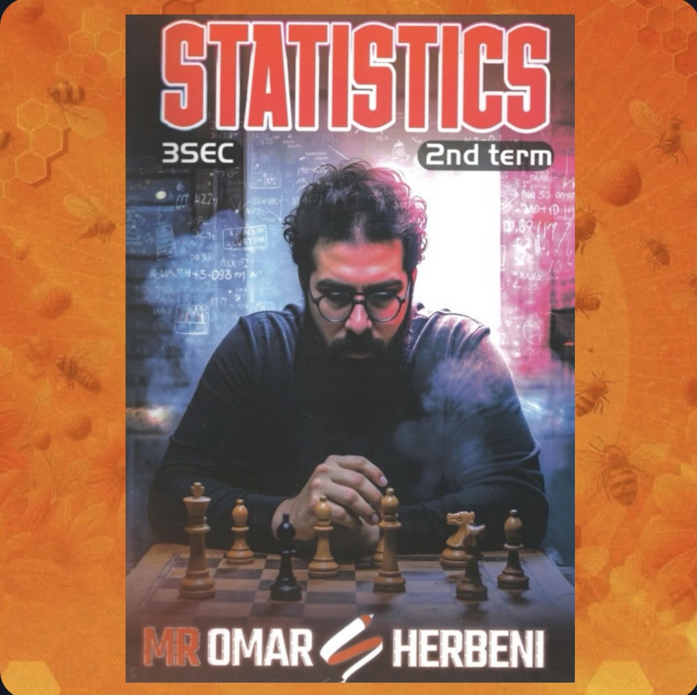 كتاب الـ statistics د.عمر الشربيني ادبي الترم التاني للصف الثالث الثانوي