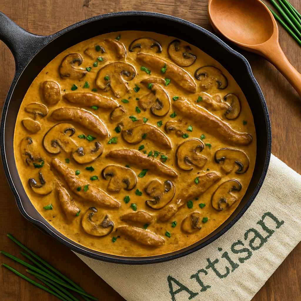 بيف ستروجانوف  Beef Stroganoff  