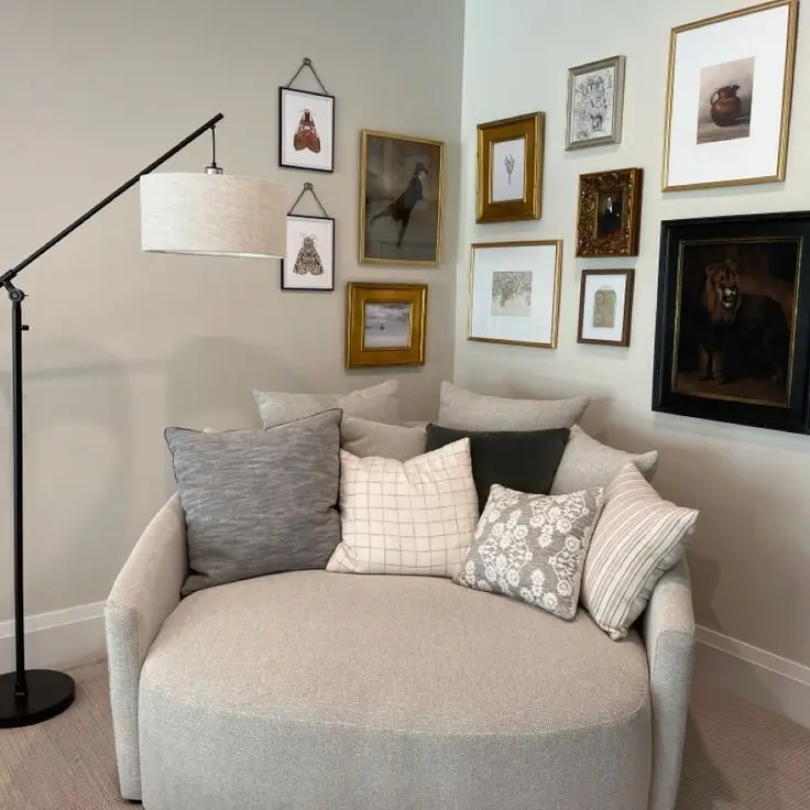 ROUND LOVESEAT SOFA