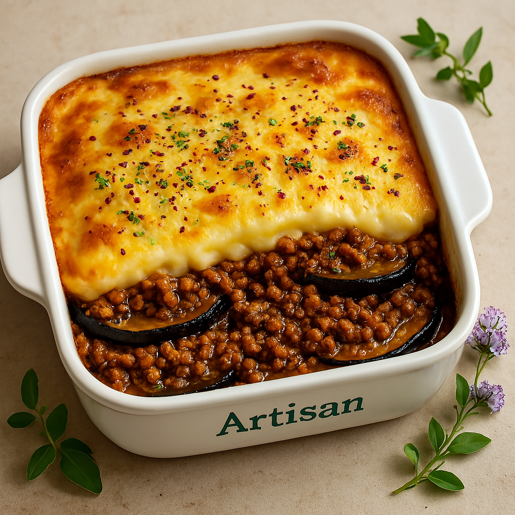 مسقعة بشاميل  Béchamel Moussaka