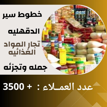 خطوط سير الدقهليه ( مواد غذائيه )