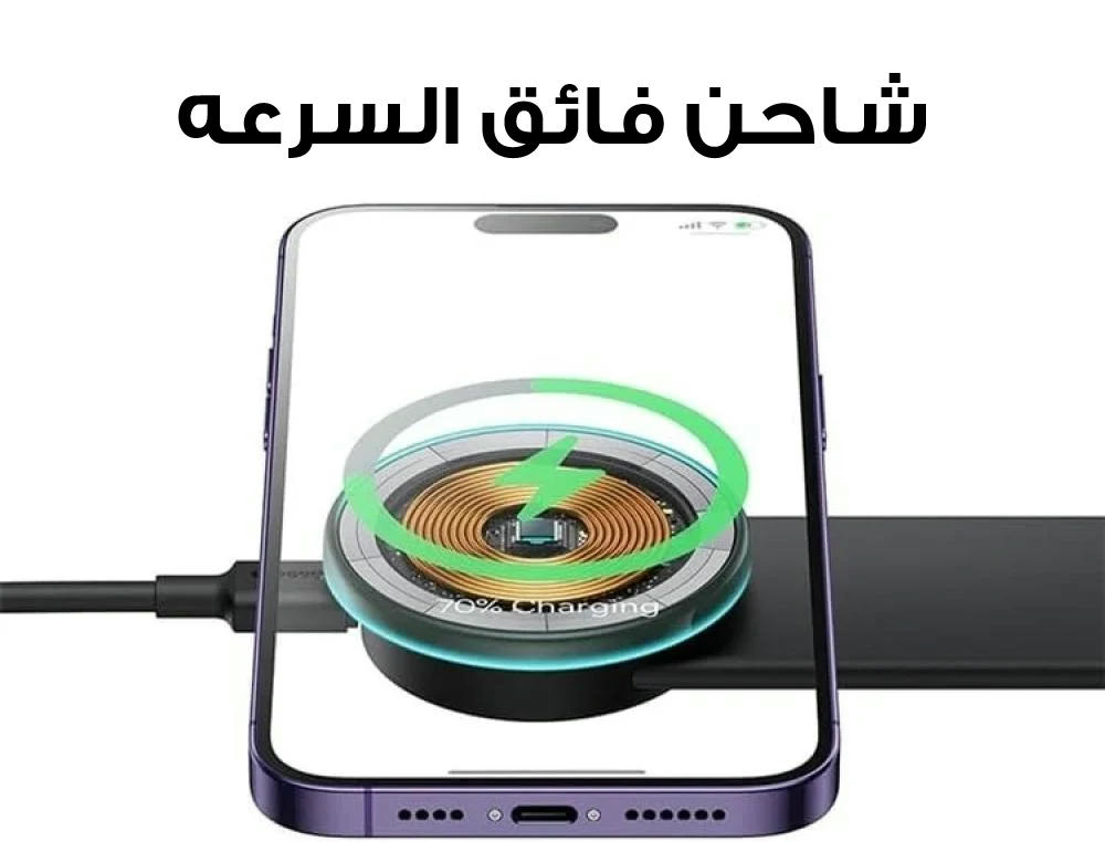 شاحن لاسلكي للسيارة وحامل هاتف Denx