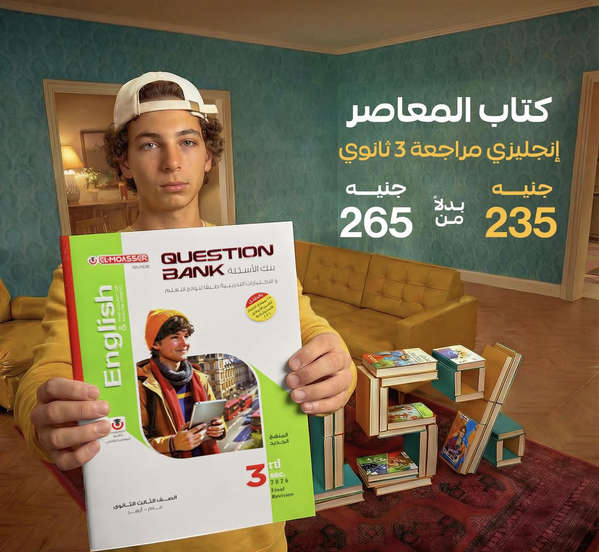 المعاصر English question bank الصف الثالث الثانوي 2026