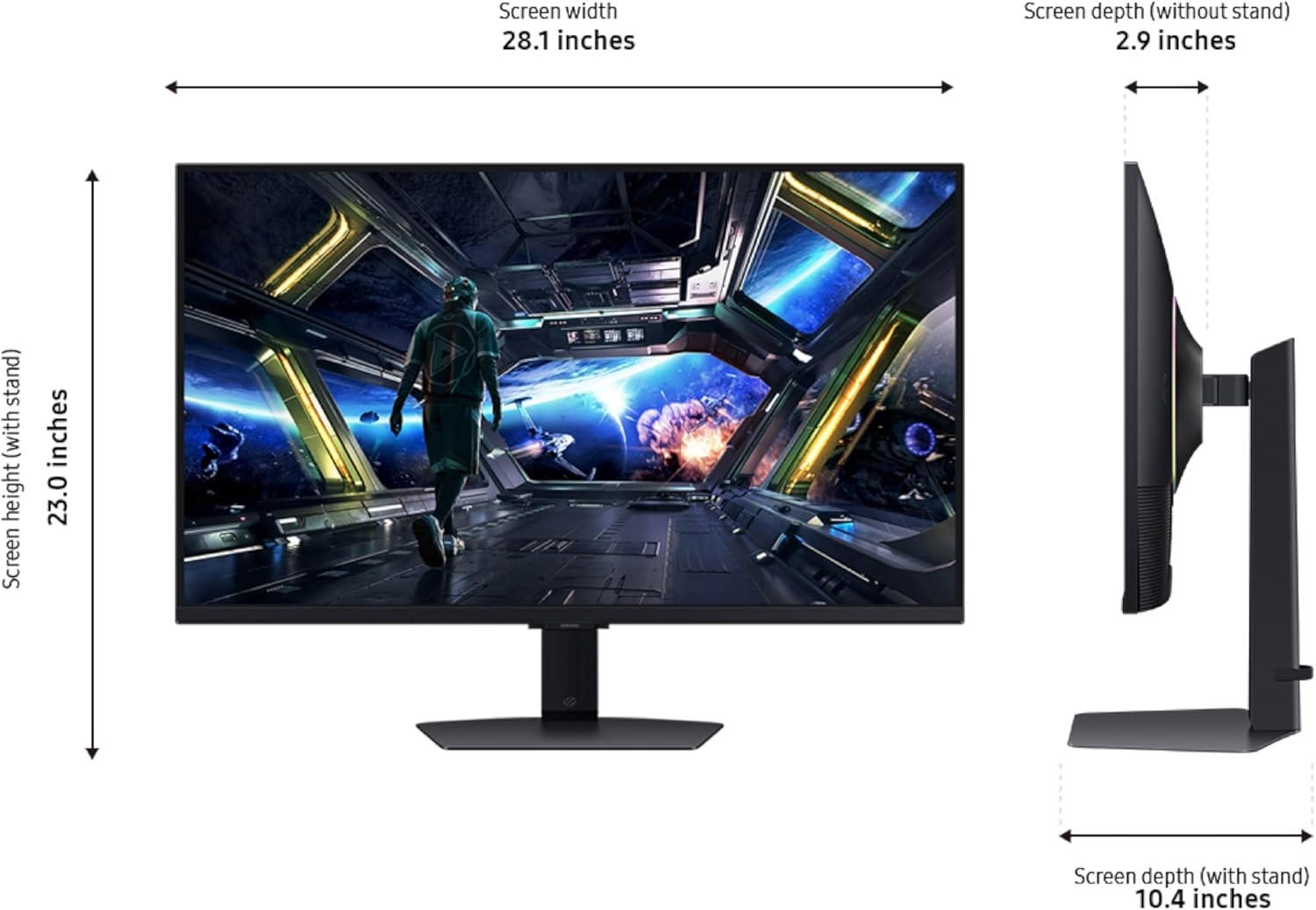 Samsung 32” Odyssey G7 (G70D) 4K UHD