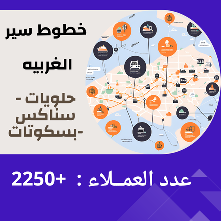 خطوط سير الغربيه ( حلويات - سناكس )