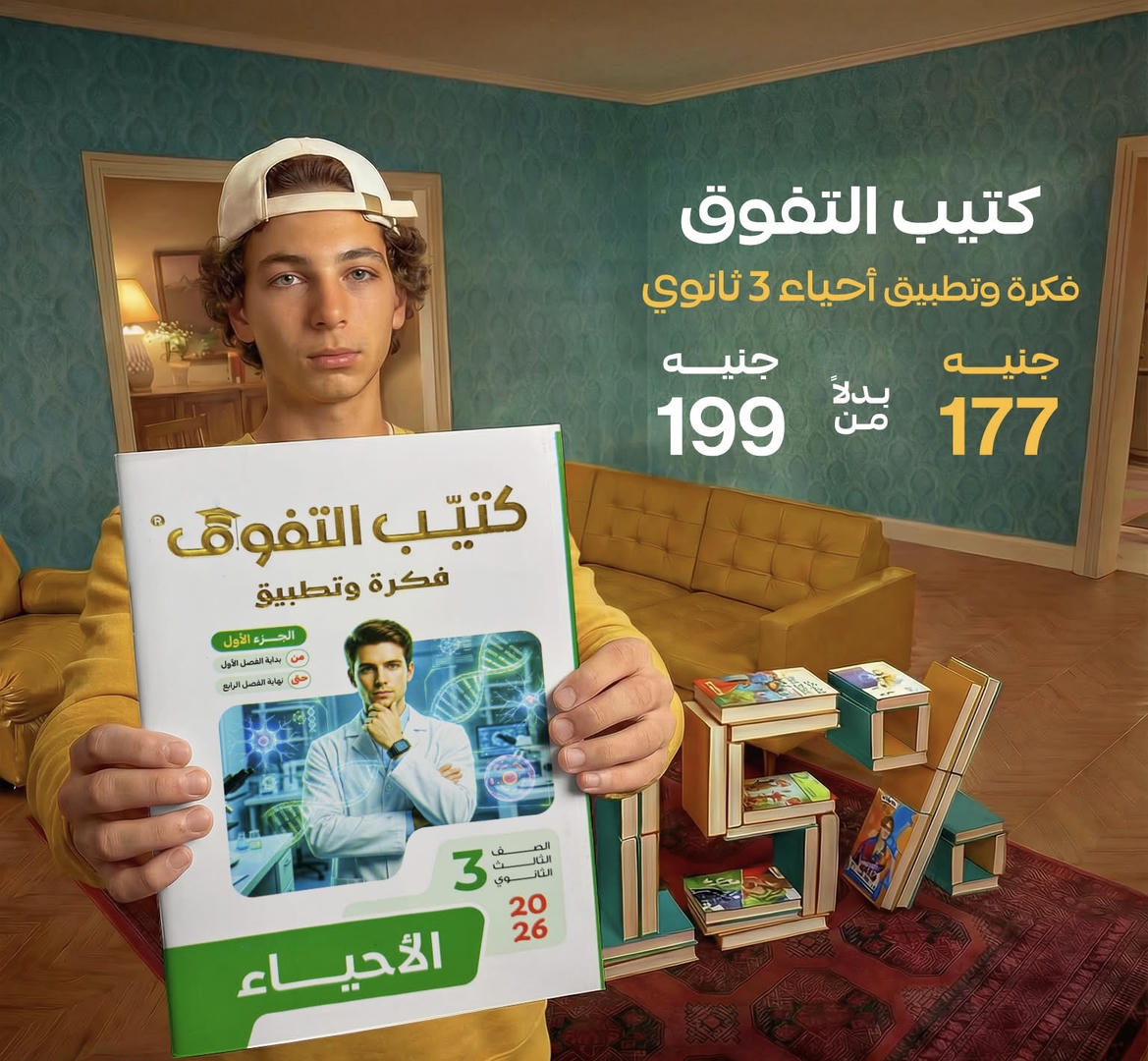 التفوق فكرة وتطبيق الاحياء الصف الثالث الثانوي 2026