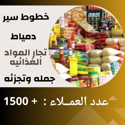 خطوط سير دمياط ( مواد غذائيه )