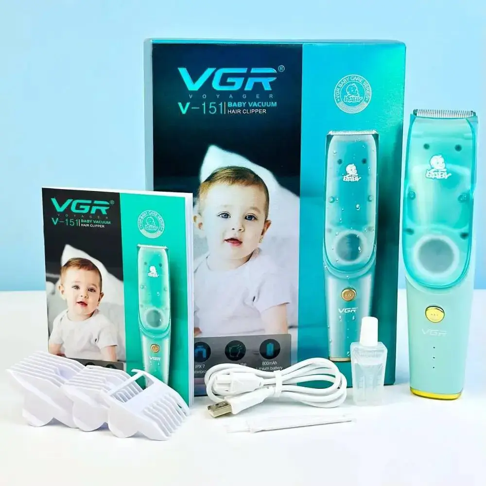 ماكينة حلاقة الأطفال الأمنة بتقنية الشفط VGR V-151