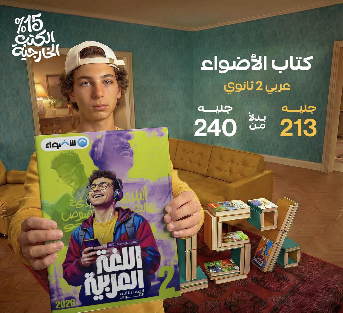 الاضواء اللغة العربية الترم الثاني الصف الثاني الثانوي 2016