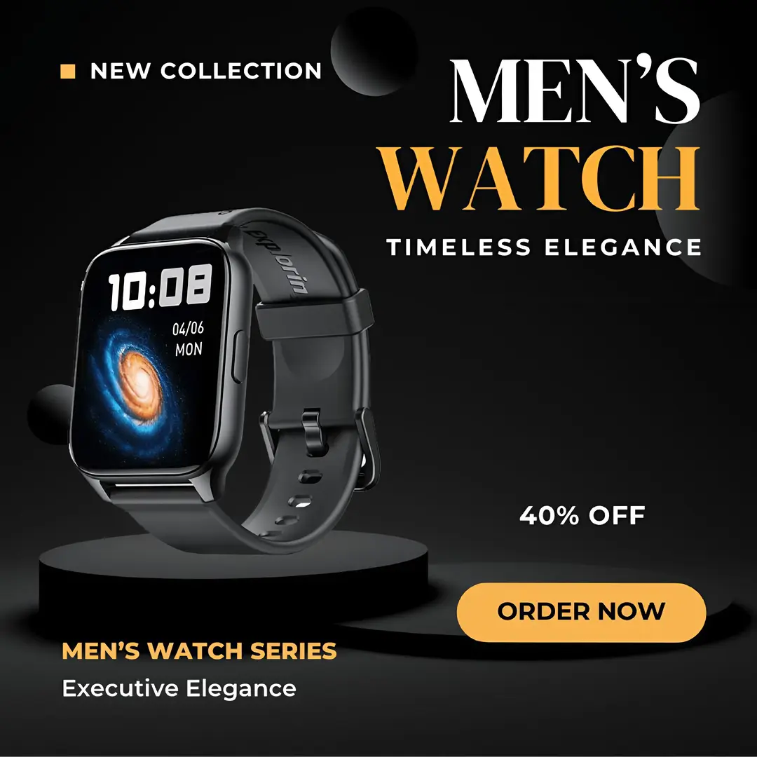 oraimo Watch 4 Plus الساعة الذكية 2.01 بوصة IP68