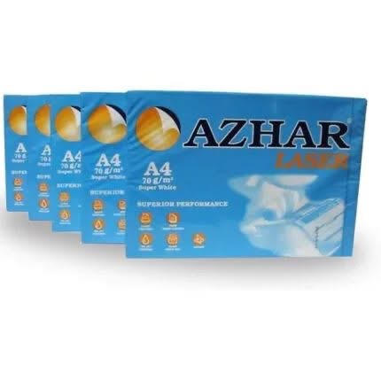 كرتونة ورق تصوير ازهار 70  جرام A4 عدد 5 روزمة