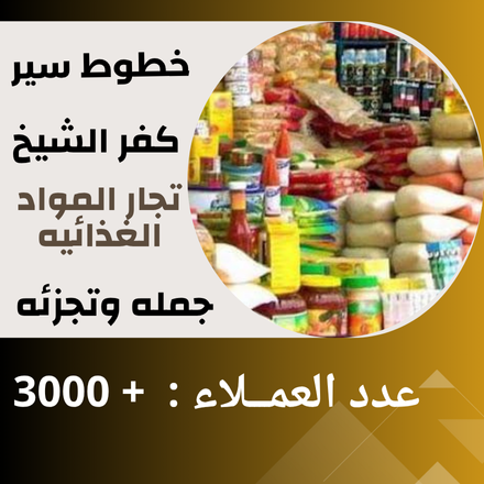 خطوط سير كفر الشيخ ( مواد غذائيه )