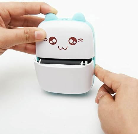 عرض القطعتين ال mini Sticker Printer  ( الطابعه السحرية )