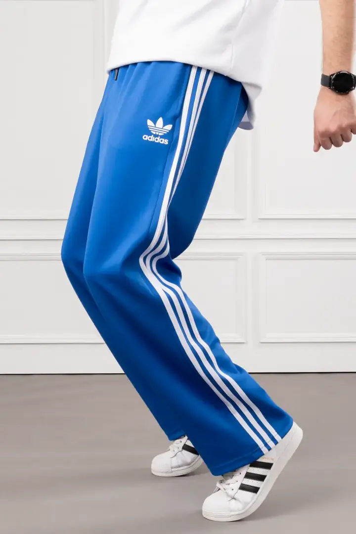 بنطلون غطس مستورد Adidas 3 Line وايد ليج