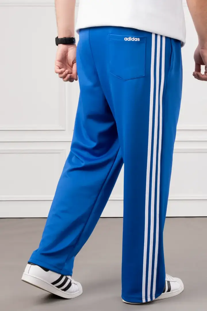 بنطلون غطس مستورد Adidas 3 Line وايد ليج