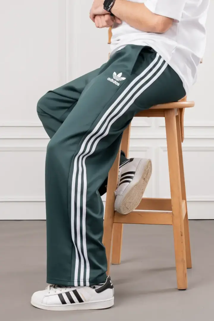 بنطلون غطس مستورد Adidas 3 Line وايد ليج