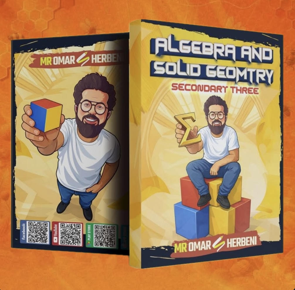 كتاب ال algebra & solid geometry علمي مستر عمر الشربيني الصف الثالث الثانوي