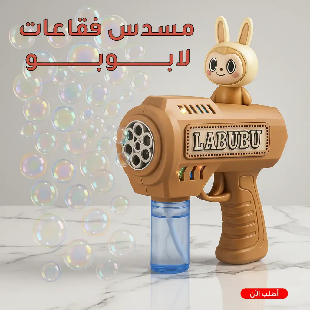 مسدس فقاعات لابوبو للأطفال