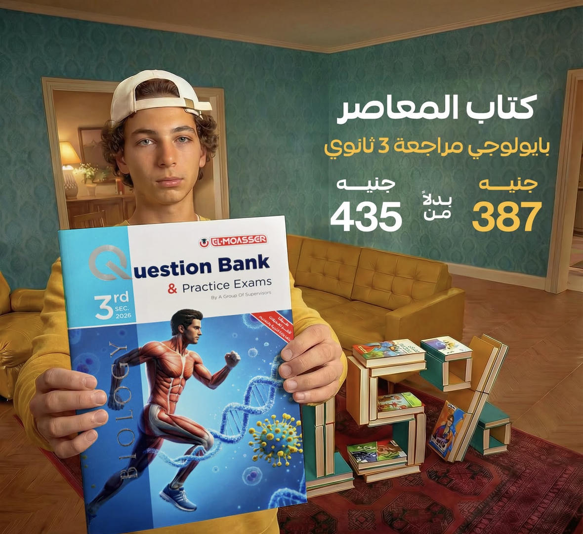 المعاصر Biology question bank الصف الثالث الثانوي 2026