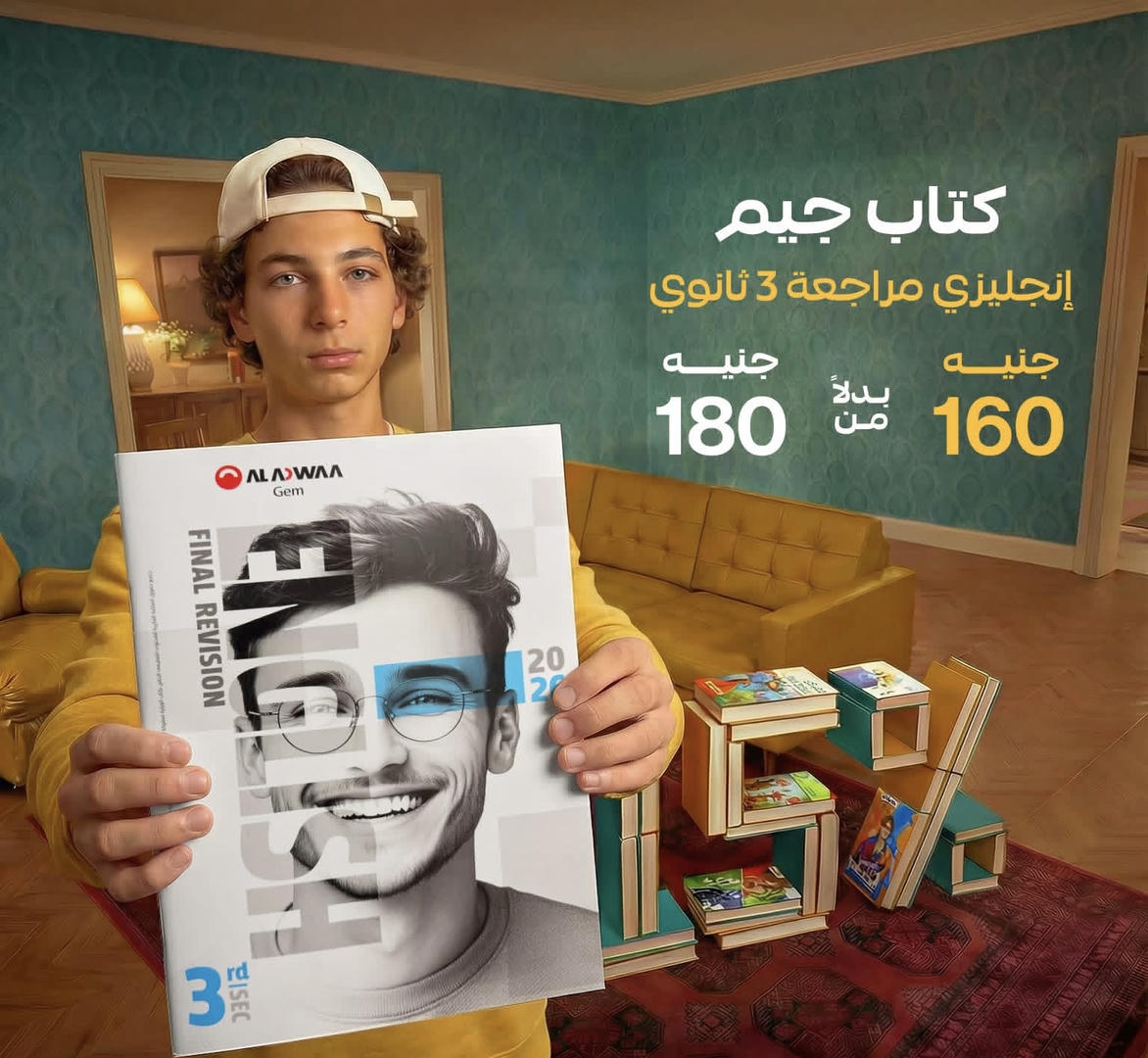 جيم الاضواء مراجعة نهائية - اللغة الإنجليزية- الصف الثالث الثانوي 2026