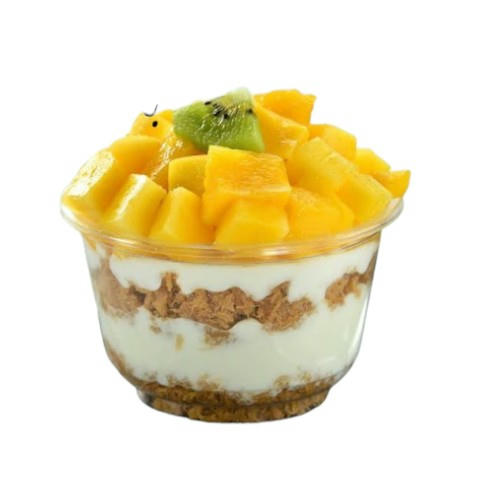 كب كنافة بالكريمة والمانجو 