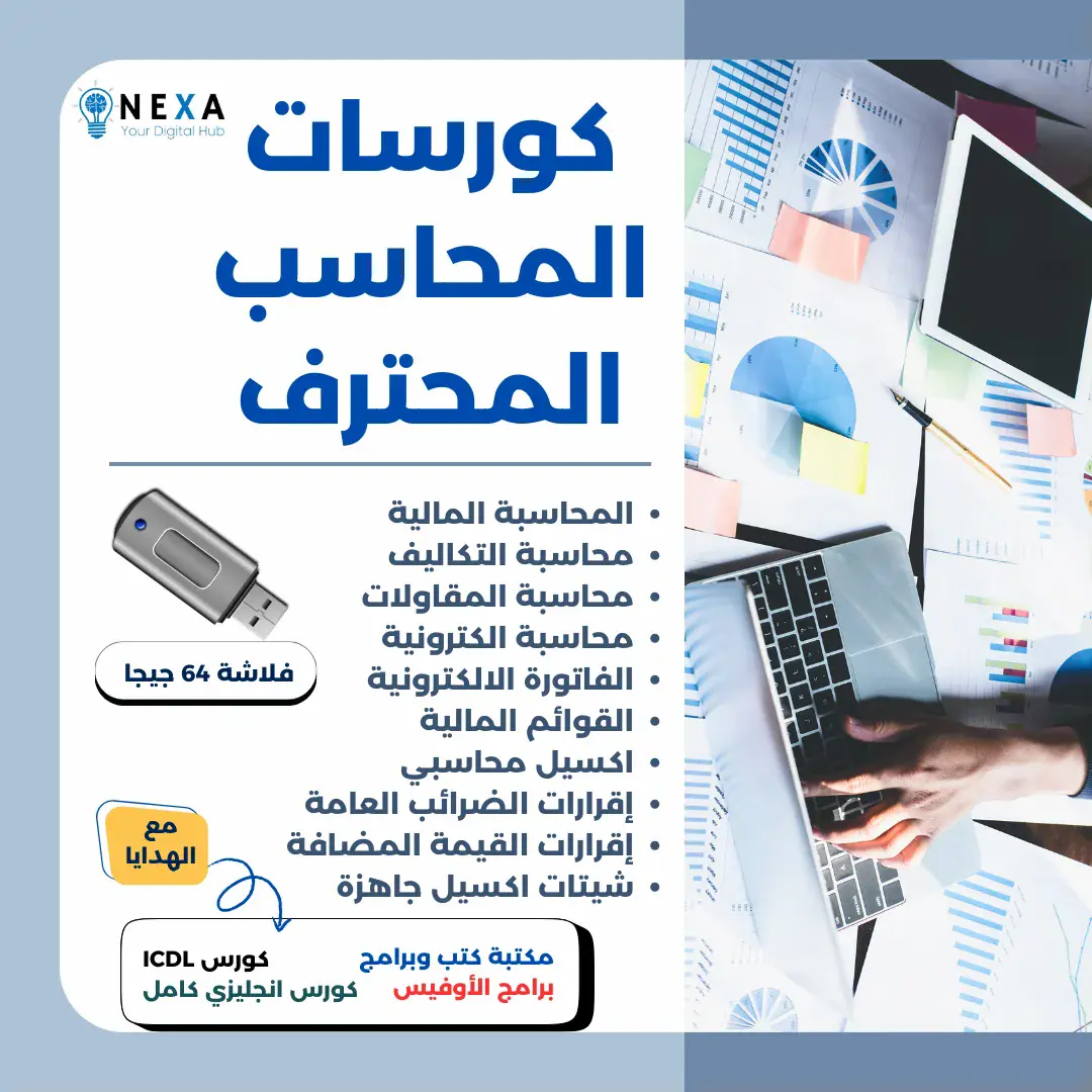 فلاشة المحاسب المحترف 2025