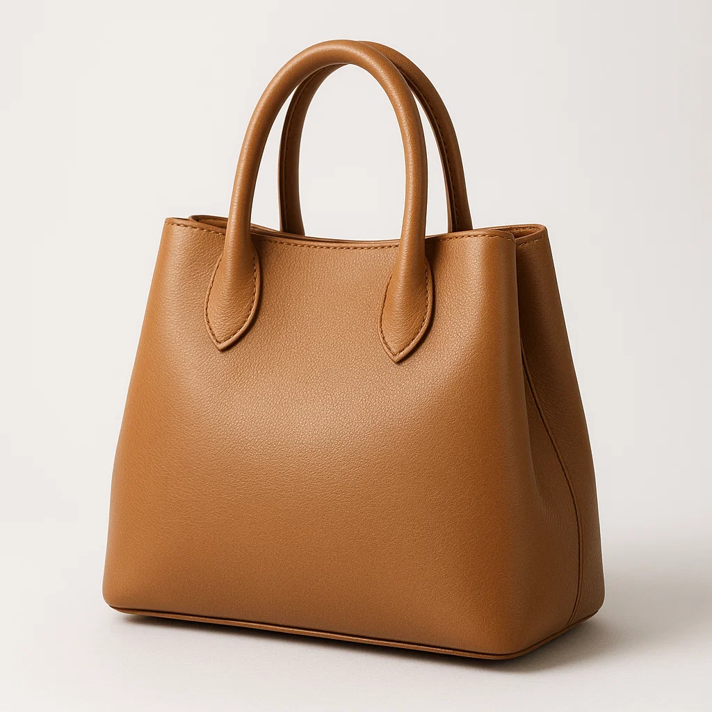 حقيبة يد بنية كلاسيكية