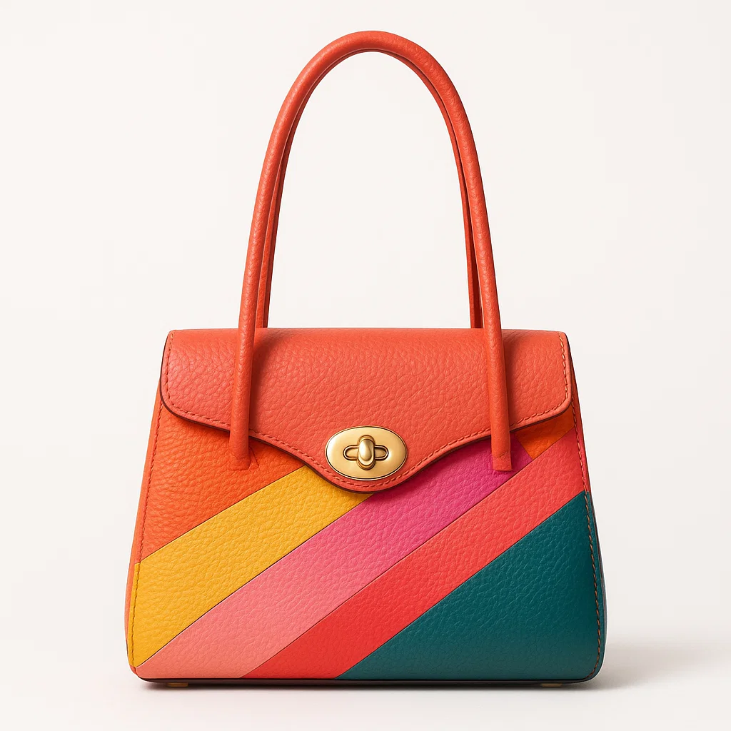حقيبة يد ملونة أنيقة