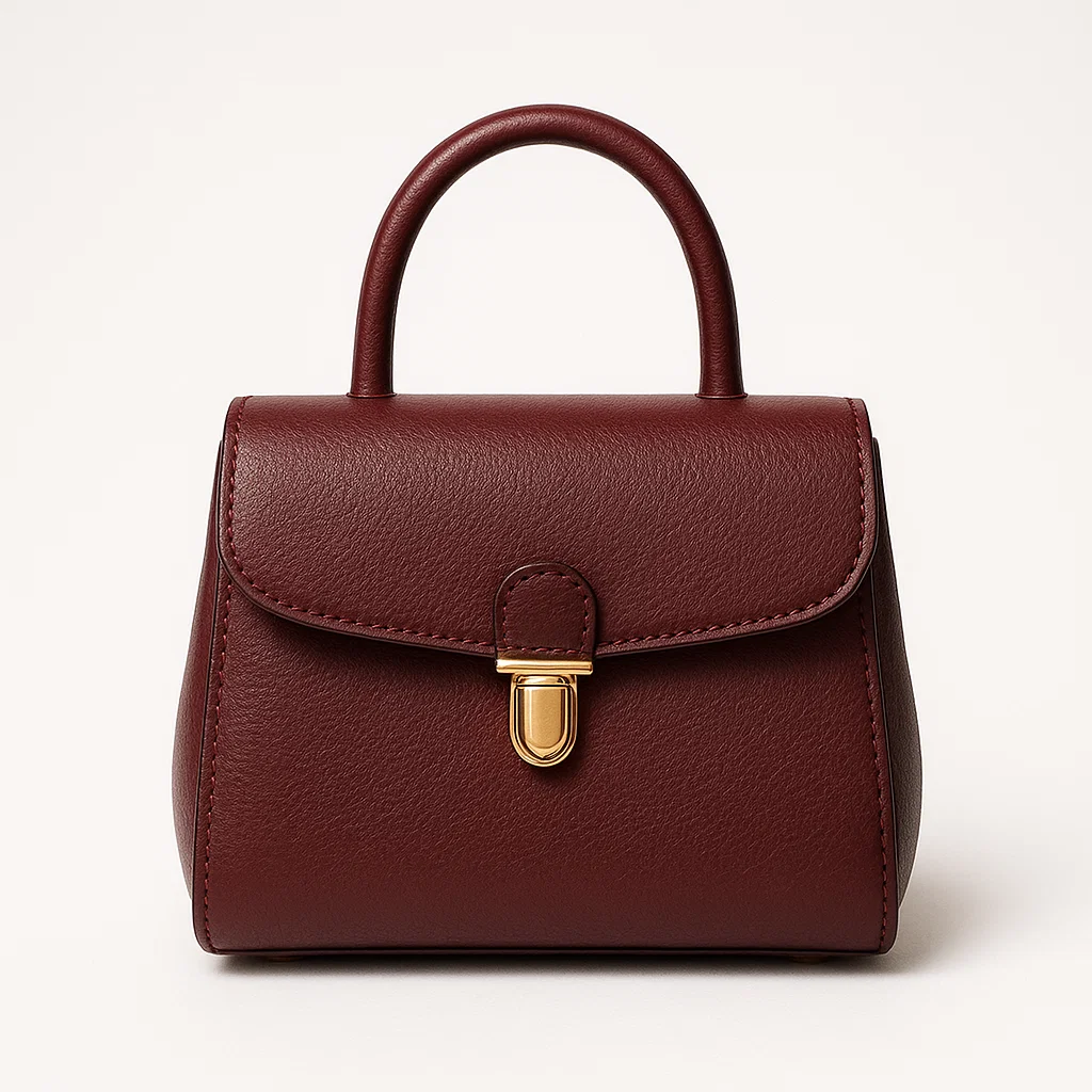 حقيبة يد حمراء فاخرة