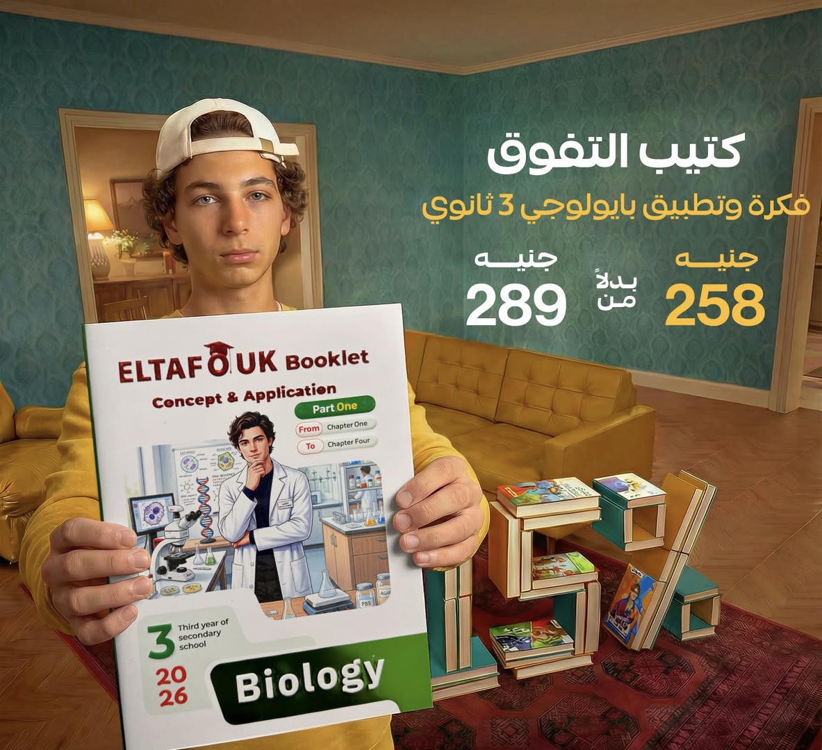 التفوق Biology  فكرة وتطبيف الصف الثالث الثانوي 2026