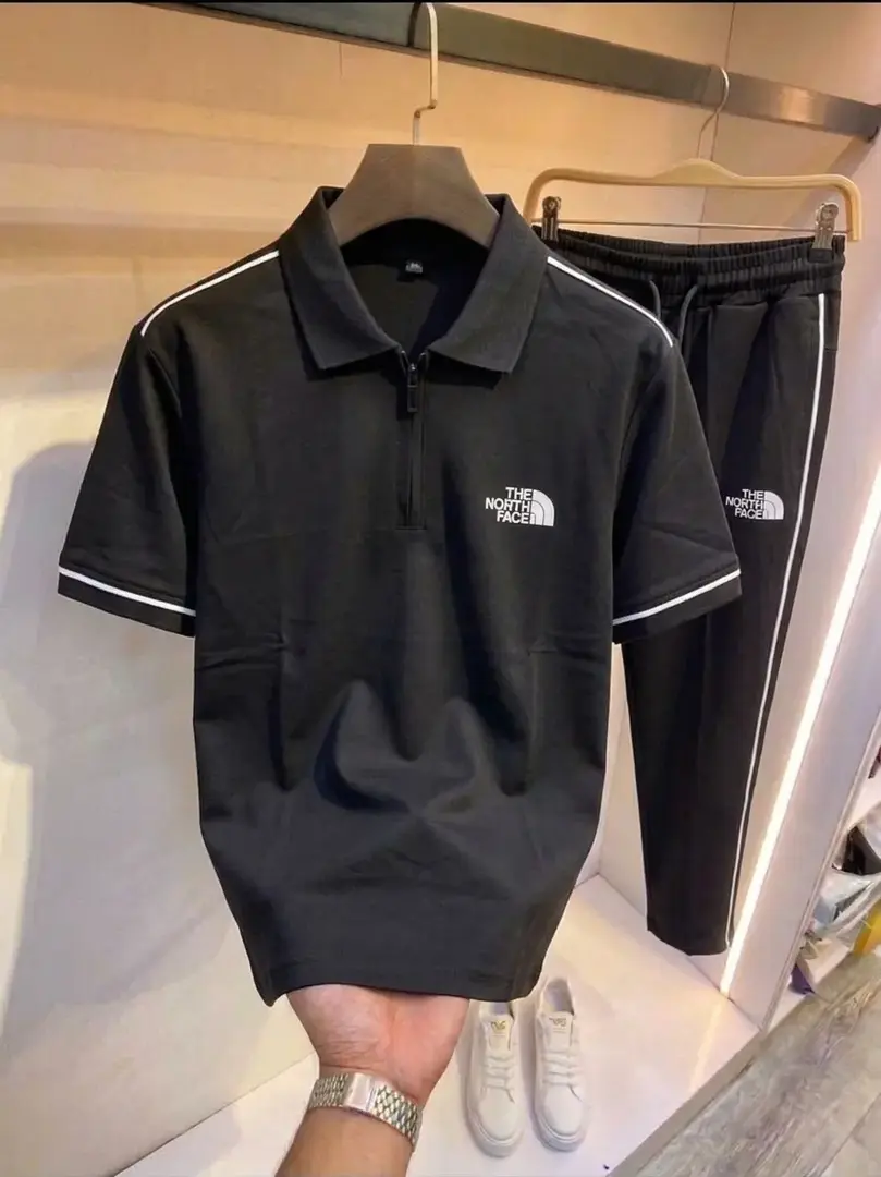 ترنج صيفي North Face رجالي نص سوستة