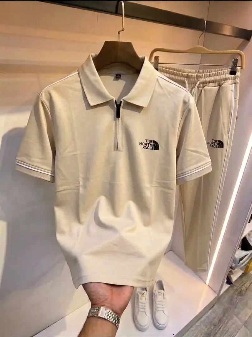 ترنج صيفي North Face رجالي نص سوستة