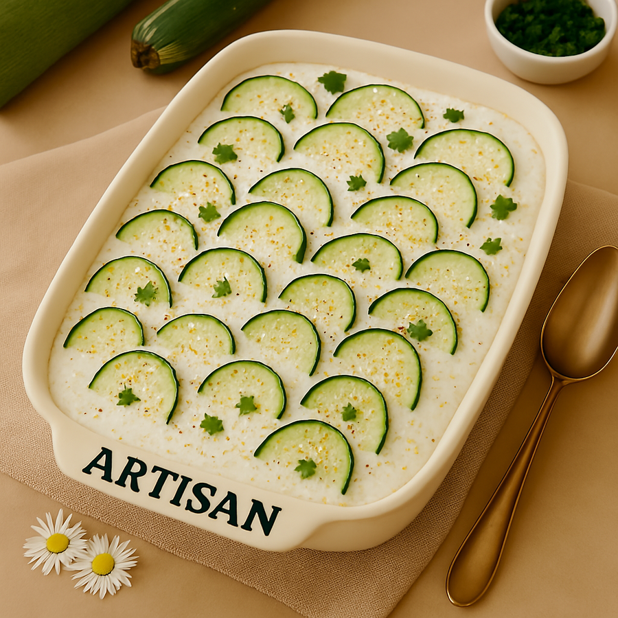كوسة بصوص ألفريدو   Zucchini in Alfredo Sauce 