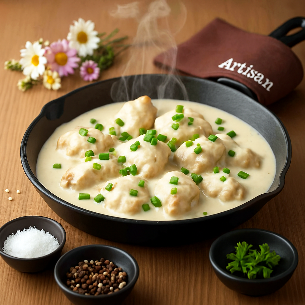 دجاج بصوص ألفريدو Chicken in Alfredo Sauce