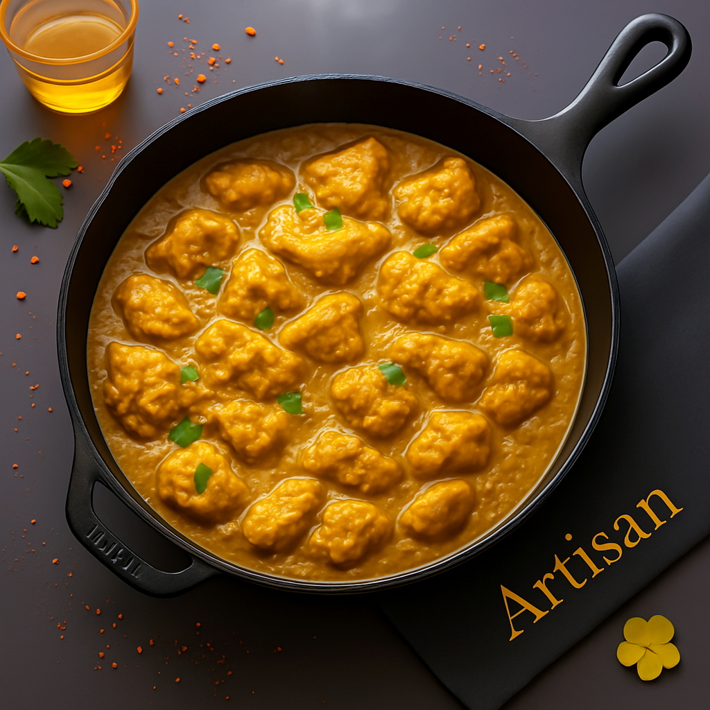 دجاج بصوص الكارى  Chicken in Curry Sauce