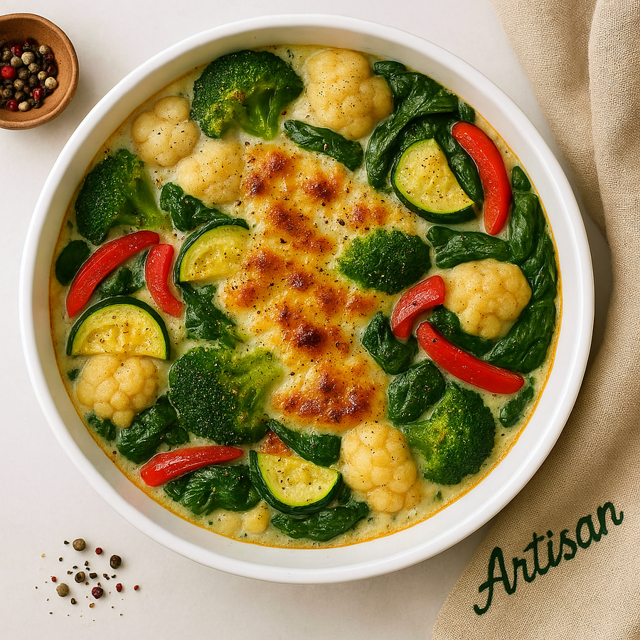 جراتان الخضراوات  Vegetable Gratin